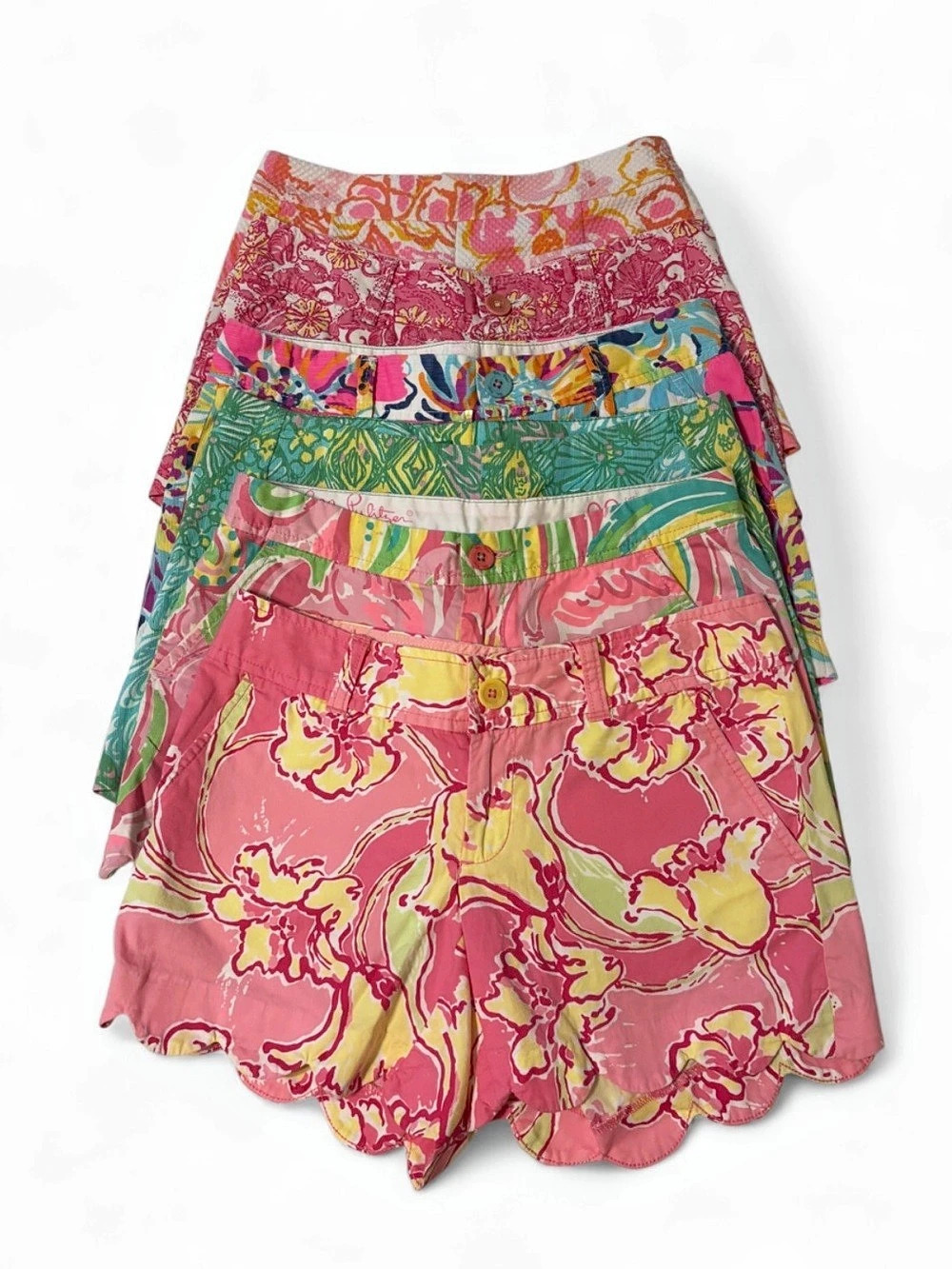 Lilly Pulitzer Lot of 6 shorts Size 00